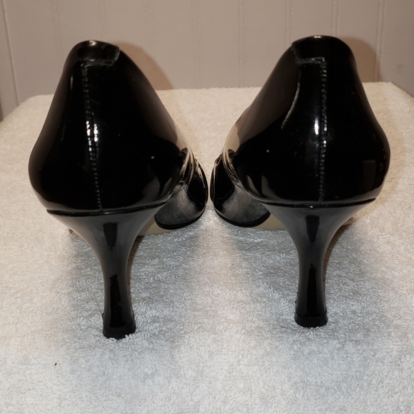 Nine West Kenny black patent leather peeptoe, 7 - Picture 5 of 12